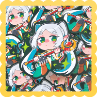 Image 1 of frieren ✨ waterproof vinyl sticker