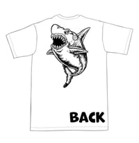 Image 2 of Twice Printed Tees! Grumpy Shark (A3)