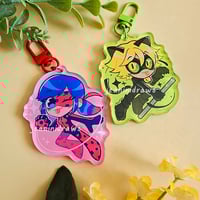 Image 2 of miraculous heroes ✨ epoxy acrylic charm
