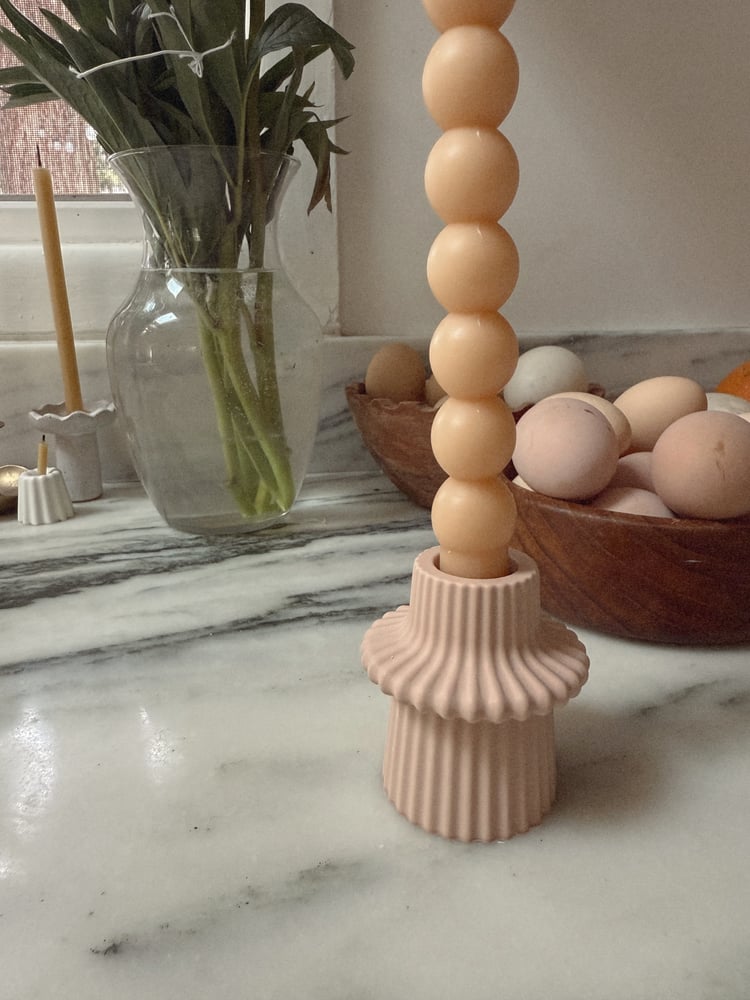 Image of Fluted Taper Candle Holder 