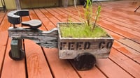 Image 2 of PL -  Wooden Tractor Planter