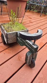 Image 3 of PL -  Wooden Tractor Planter