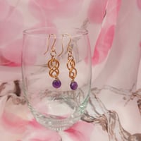 Amethyst earrings