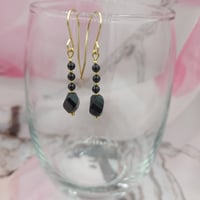 Black spinel Earrings
