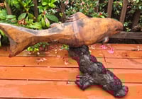 Image 3 of PL - Carved Fish on Burl