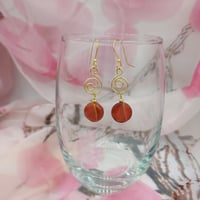 Carnelian earrings