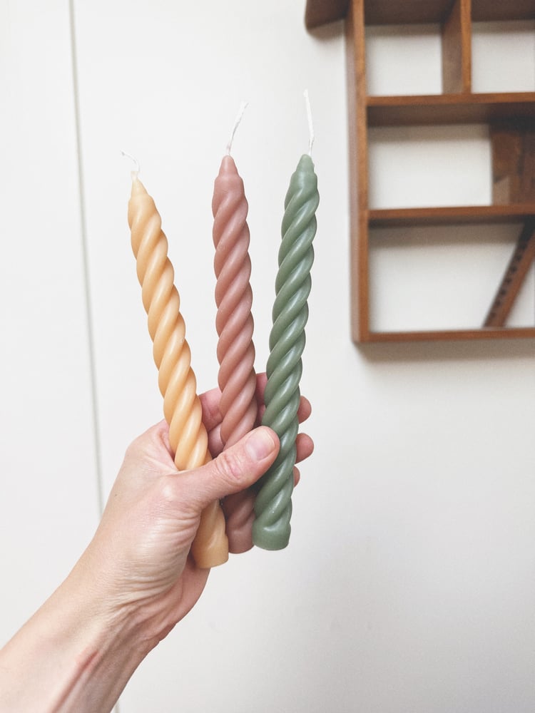 Image of Twister Taper Candle No.2 