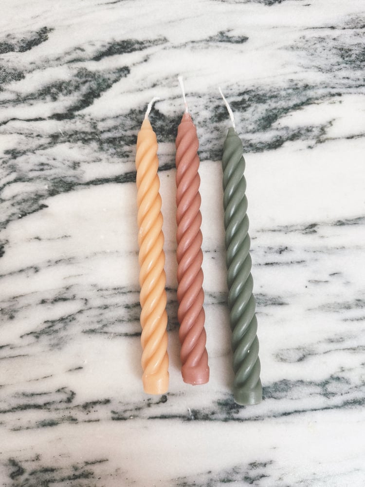 Image of Twister Taper Candle No.2 