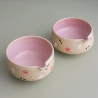 Image 3 of sakura bunny matcha bowl