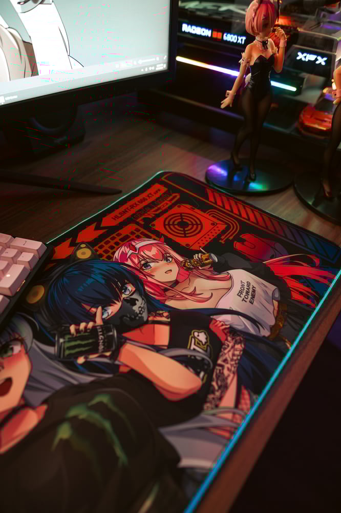 Image of RGB Energy Drink Girls Mouse Pad