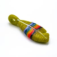 Image 1 of R3G15 Feather Pendant 11