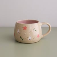 Image 1 of (SECONDS) sakura bunny mug 