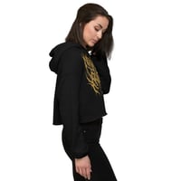 Image 5 of NEEDS MORE BLEGH DEATHCORE CROPPED HOODIE