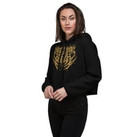 Image 4 of NEEDS MORE BLEGH DEATHCORE CROPPED HOODIE