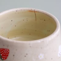 Image 3 of (SECONDS) strawberry bunny tumbler