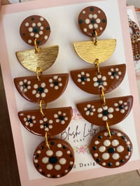 Flores de Barro Geometric Dangles