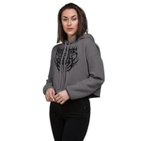 Image 7 of NEEDS MORE BLEGH DEATHCORE CROPPED HOODIE