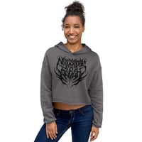 Image 6 of NEEDS MORE BLEGH DEATHCORE CROPPED HOODIE
