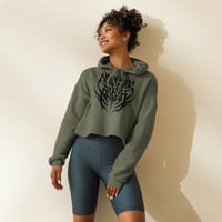 Image 12 of NEEDS MORE BLEGH DEATHCORE CROPPED HOODIE