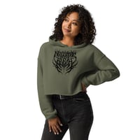 Image 14 of NEEDS MORE BLEGH DEATHCORE CROPPED HOODIE