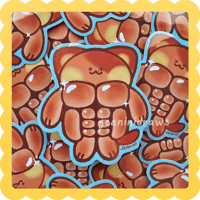 buff bread jasper ✨ waterproof vinyl sticker