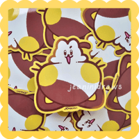 upside down jasper ✨ waterproof vinyl sticker