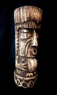 Image 5 of Luau Isles Tiki Mug - First Edition - Driftwood Brown (#78)