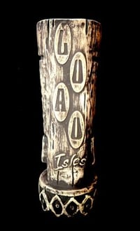 Image 6 of Luau Isles Tiki Mug - First Edition - Driftwood Brown (#78)