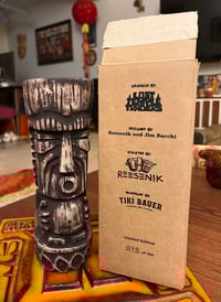 Image 3 of Luau Isles Tiki Mug - First Edition - Driftwood Brown (#78)