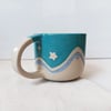 Turquoise Wolf Mug