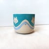 Turquoise Wolf Mug