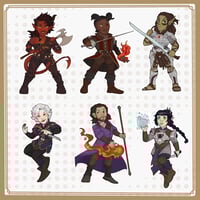 Image 1 of Stickers | Baldurs Gate Companions 