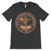 Image 3 of Alcoholics Anonymous Shirt | I Will Not Drink With You Today