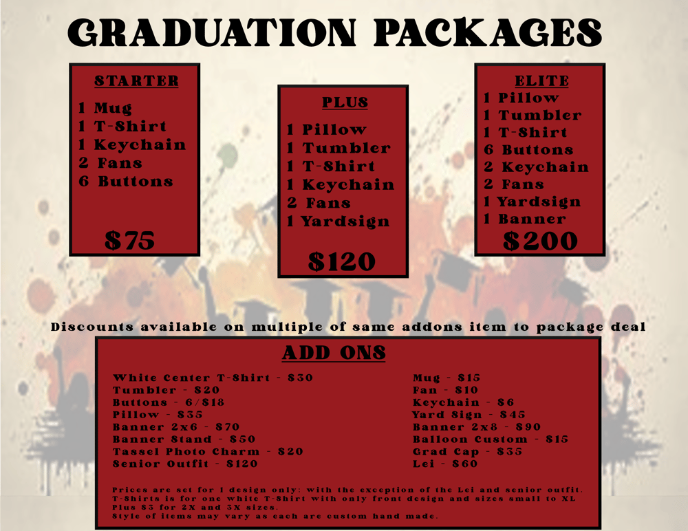 Image of GRADUATION PACKAGES