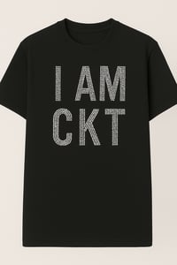 " I AM CKT" rhinestone Tee