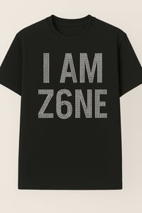 " I AM Z6NE" rhinestone Tee