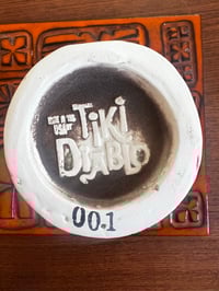 Image 3 of Tikiyaki Orchestra 10th Anniversary Mug by Tiki Diablo Bone Limitied Edition #1/50