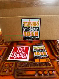 Image 4 of Tikiyaki Orchestra 10th Anniversary Mug by Tiki Diablo Bone Limitied Edition #1/50