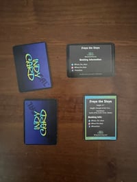 Image 2 of Collection of 4 Freya the Slaya Indy Card Game playing cards