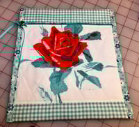 Image 1 of Vintage Rose Zippered Bag