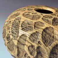 Image 4 of Elm Wood Carved & Burned (0459)