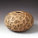 Elm Wood Carved & Burned
