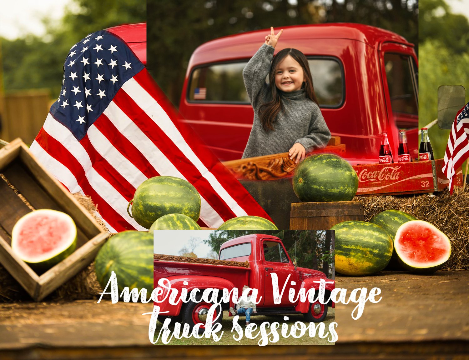 Image of Watermelon Americana Vintage Pick up Sessions {Sunday June 22nd}