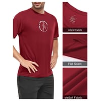 Image 2 of Maroon JH Brand Designer Tee