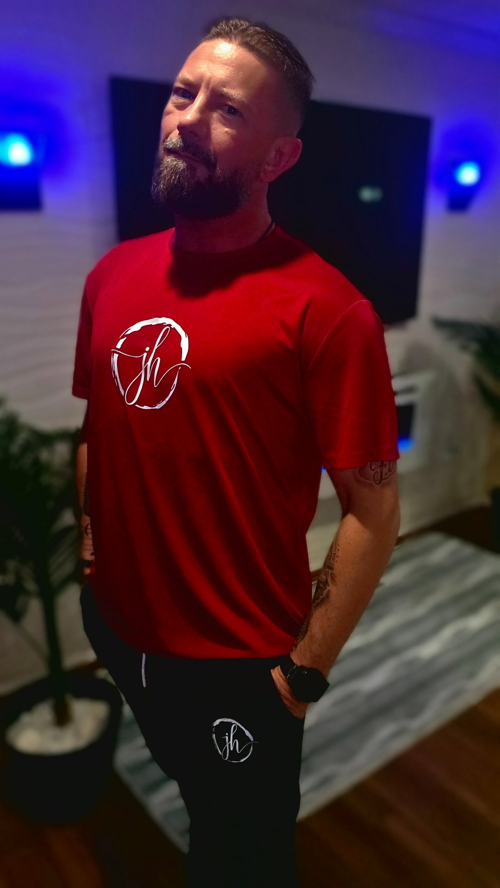 Maroon JH Brand Designer Tee
