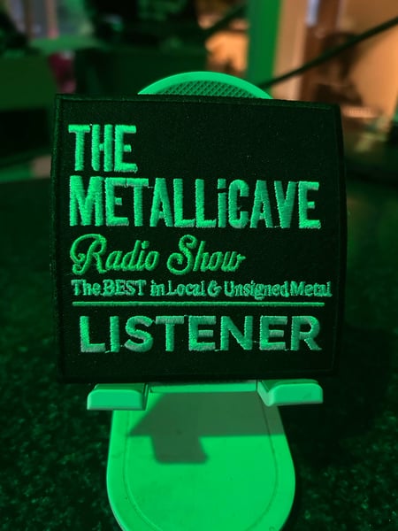 Image of The Metallicave Radio Show listener patch!
