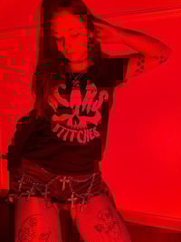 Image 2 of Scars Stitches Skull Shirt 