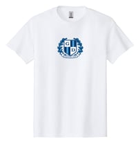 Classic Gildan Tee with Gaston Crest logo - White - Youth and adult sizes