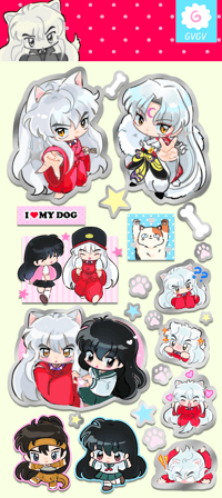 INUYASHA⟢ Sticker sheet [preorder]