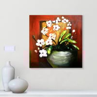 Image 2 of Abstr-White Orchid